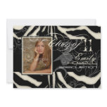 PixDezines 2011 Graduation/zebra invitations