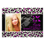 PixDezines 2012 Grads, cheetah print/diy colours Personalised Announcement
