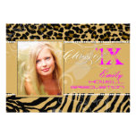 PixDezines 2012 Grads, zebra+cheetah/diy colours Custom Invites