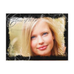 PixDezines 2012 graduation/swirls+classic black Post Card