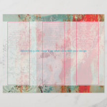 PixDezines Abstract/rusted door+damask Flyers