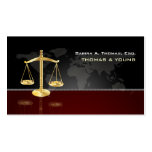 PixDezines attorney, masculin colour Business Card