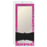 PixDezines Boroque Damask/Silver+Hot Pink rack cards