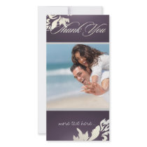 PixDezines Damask 12 Photo Thank You