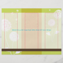PixDezines dandelions/diy background+trim Personalised Flyer