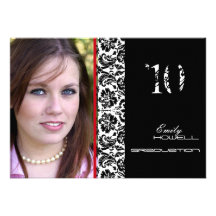 PixDezines Desiree Damask, 2011 Graduation Invites