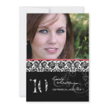 PixDezines Desiree Damask/2011 Graduation Invites invitations