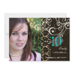 PixDezines Desiree Damask/2011 Graduation Invites invitations