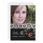 PixDezines Desiree Damask/2011 Graduation Invites invitations
