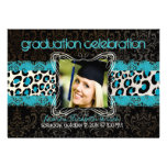 PixDezines diy 2012 graduation/leopard 5x7 Personalized Invitations