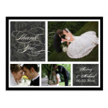 PixDezines DIY color/Damask Photos Thank you Post Cards