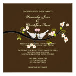 PixDezines Doves/diy background colour Personalised Invites
