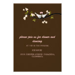 PixDezines doves/love birds/diy background colour! Personalized Invites