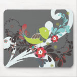 PixDezines Florentius Damask/lemon zest mousepads