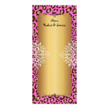 PixDezines Leopard Spots, Customise It! Custom Rack Card