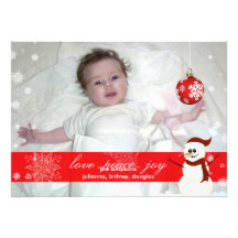 PixDezines Let it snow, Holiday Cards/DIY... Personalized Announcements