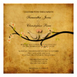 PixDezines love doves/diy background colour Custom Invitation