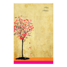 PixDezines Maple Tree Stationery