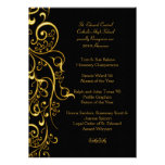 PixDezines Ornamental Gilded Gold Swirls Invites