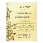PixDezines Ornamental Rustic Gold Swirls Invitations