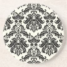 PixDezines Piqué Damask Coasters