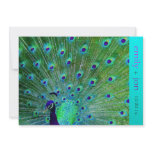 PixDezines Proud Peacock Feather for longevity invitations