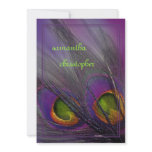 PixDezines Psychedelic Peacock, Customise It! invitations