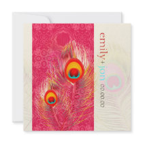 PixDezines Pzazz Peacock Feather Invite