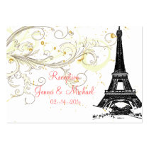 PixDezines Reception Card La Tour Eiffel