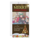 PixDezines Retro Christmas Ornaments Tree photo cards