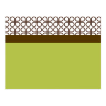 PixDezines Retro Clovers Post Card