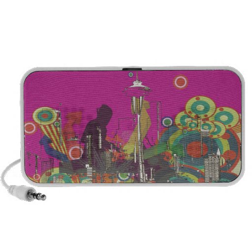 PixDezines Retro DJ ♥♥♥♥ Portable Speaker