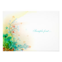 PixDezines swallows, DIY cards/add monogram Personalised Invitations