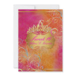 PixDezines Sweet 16/Rainbow Swirls Custom Invitations