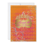 PixDezines Sweet 16/Rainbow Swirls Personalized Invitations