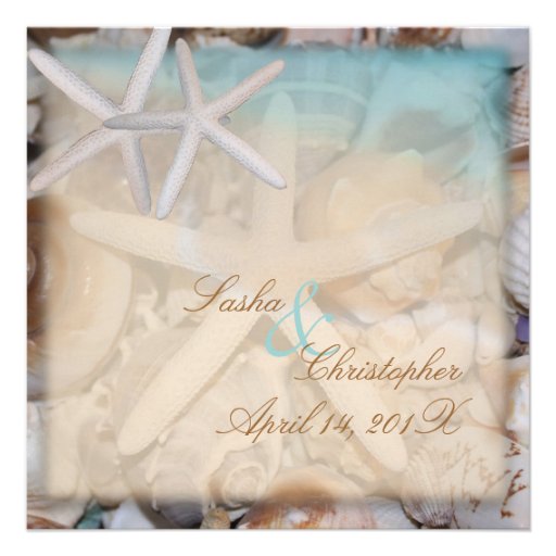 PixDezines Under the Sea, Starfish/Invitations