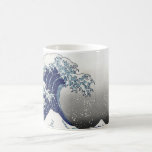PixDezines Vintage, Great Wave, Hokusai 葛飾北斎の神奈川沖浪 Mugs