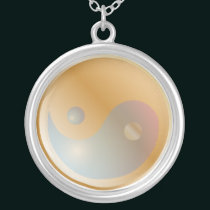 PixDezines Yin Yang, Gold/Silver Tone necklaces