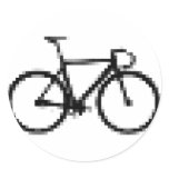 Pixed Gear Round Sticker