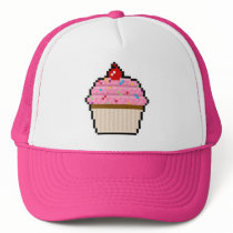 Pixel Art Cupcake Hat