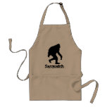 Pixel Art Sasquatch aprons