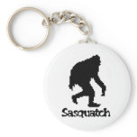 Pixel Art Sasquatch keychains