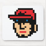 Pixel Baseball Player mousepads