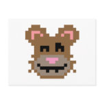 Pixel Bear postcards