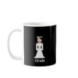 Pixel Bride - Black Hair Coffee Mug