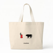 Pixel Bullfighter Canvas Bags