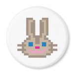 Pixel Bunny Rabbit II magnets