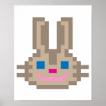 Pixel Bunny Rabbit II posters