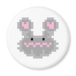 Pixel Bunny Rabbit magnets