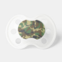 Pixel Camouflage Pacifier